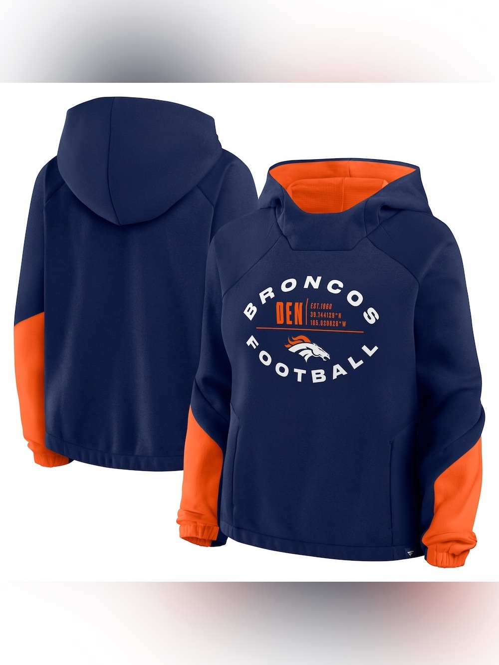 Denver Broncos Fanatics Women's Oversized Hoodie
